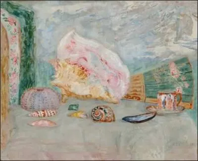 Cette Nature morte aux coquillages, aux trs dlicats tons pastels, a t peinte par ?