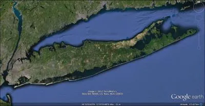 Quelle est cette le occupe en partie par une grande mgapole ?