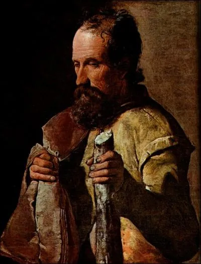 Ce portrait reprsente un aptre qui fait l'objet d'un plerinage en Espagne. Il s'agit de... ? (CLIQUEZ SUR L'IMAGE POUR L'AGRANDIR. )