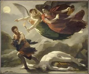 La justice et la vengeance divine poursuivant le crime