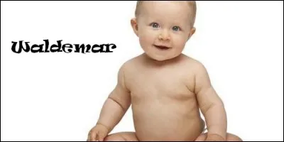 De quoi est issu le prénom Waldemar ?