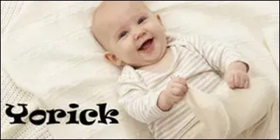 De quel prénom est issu le prénom Yorick ?
