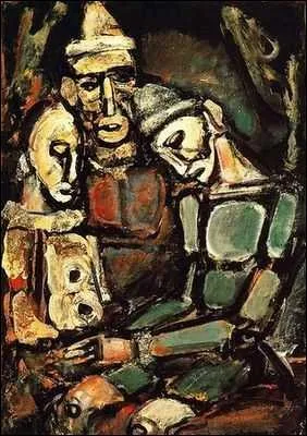 Qui a peint 'Clowns endormis' ?