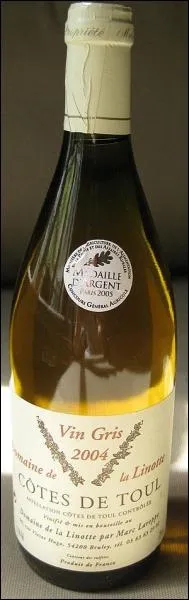Le vin gris. Côtes-de-Toul est un vin AOC venant de ...