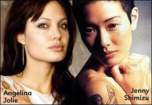 Jenny Shimizu a t en couple avec une actrice aujourd'hui clbre pour le couple qu'elle forme avec Brad :