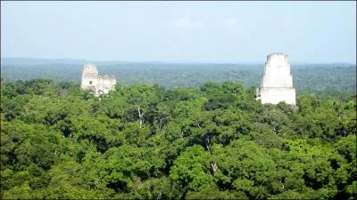 Les forts du Guatmala renferment des sites archologiques incroyables datant du IVme sicle av. J. -C. Quel est celui qui ne se situe pas au Guatmala ?