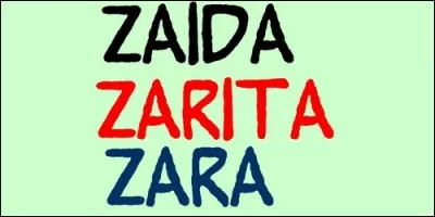 Quel prénom, d'origine arabe, signifie "celle qui a un teint de fleur" ?