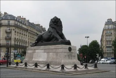 O peut-on voir une rplique du Lion de Belfort, ralise galement par Frdric Auguste Bartholdi ?