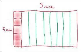 Pour trouver l'aire de la surface d'un rectangle, il faut calculer