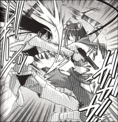 Lors de l'attaque de Tchao sur le monde, qui fait partie de son groupe (hormis Chachamaru) ?