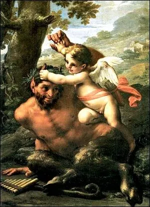 Qui semble s'amuser avec Amour ?