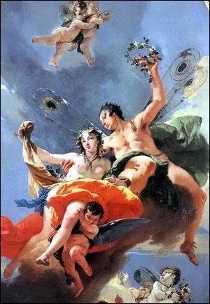 Avec qui Flore se trouve-t-elle sur ce nuage ?