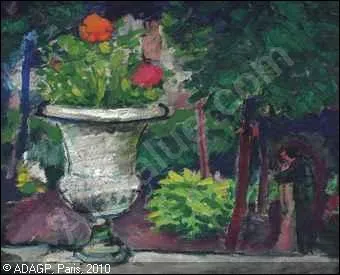 Qui a peint Le baiser dans le jardin ?