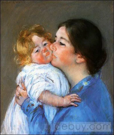 Qui a peint Baiser pour Baby Anne ?