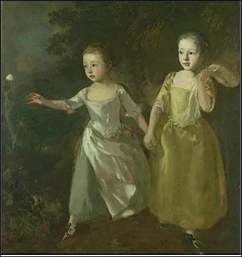 Filles du peintre chassant le papillon