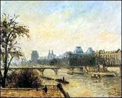 Le Louvre, matin de pluie