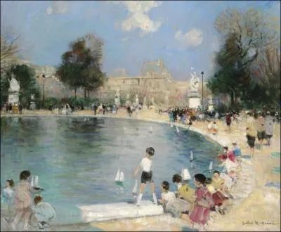 Le jardin des Tuileries, Paris