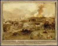 Quel peintre anglais est l'auteur de la toile ' Incendie de Constantinople' ?