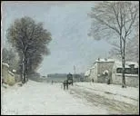 Qui a peint 'En hiver, effet de neige' ?