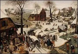 Qui a peint 'Le dnombrement de Bethlem' ?