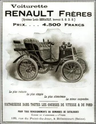 1898, avec la voiturette, Renault invente 'la prise directe', c'est l'anctre de...