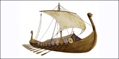 Que représentait généralement la figure de proue des drakkars ?