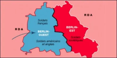 Entre 1949 et 1990, l'Allemagne de l'Ouest s'appelait la R.D.A.