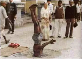 Peut-on manger la tte en bas ?