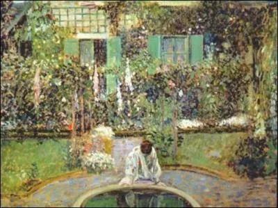 Le miroir dans le jardin