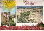 Je me rends en Provence,  Frjus ( 83 ), o les habitants portent le nom de . .