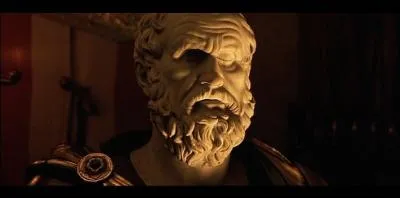 Quels sont les derniers mots du pre de Commode avant son assassinat (except le 'viens') ?