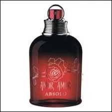 Quelle est la marque de ce parfum ' Amor Amor' dans son flacon rouge ?