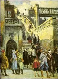 Qui a peint 'Les escaliers de la rue d'Alsace' ?