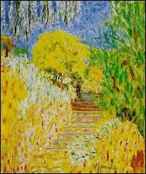 Qui a peint 'L'escalier du jardin' ?