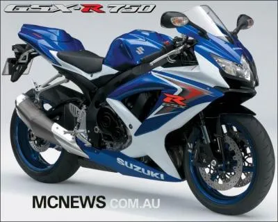 Quelle est la particularité de la Suzuki 750 GSX-R 2008 ?