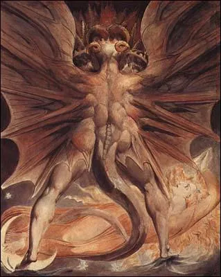 Qui a peint 'Le grand dragon rouge' ?