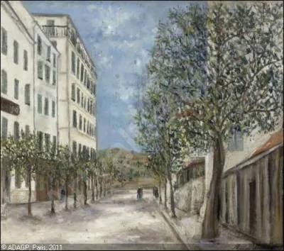 Clbre peintre de Montmartre, Maurice Utrillo a ralis cette toile lors d'un sjour en Corse :
