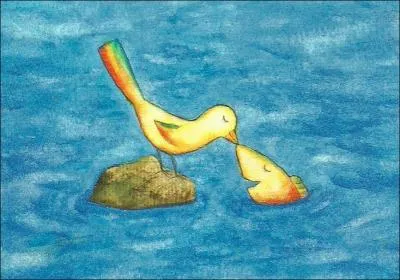 Qui a chant les amours impossibles entre un petit poisson et un petit oiseau, dans les annes 60 ?