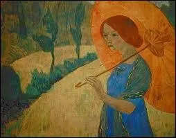 Mme Srusier  l'ombrelle