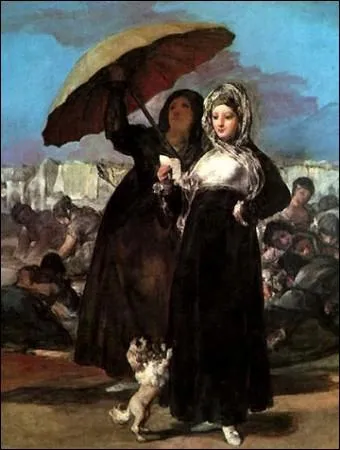 Femmes au parapluie