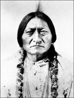 Bison mle qui se roule dans la poussire tait son vritable nom en langue lakota...