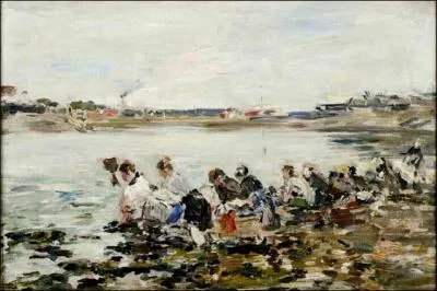 Lavandires sur la Touque  Trouville