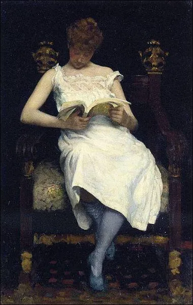 Jeune fille lisant, 1893