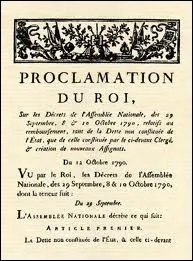 Quelle chose ''étonnante'' affirment deux décrets de la Constituante du 08/09 et du 12/10/1790 ?