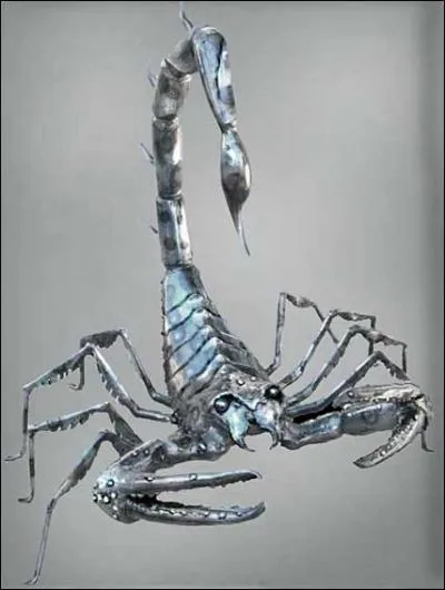 Ce scorpion a t fait avec quel matriau ?