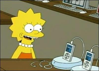 Pourquoi Lisa regarde-t-elle ces iPods ?
