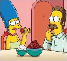 Ned Flanders est mari avec...