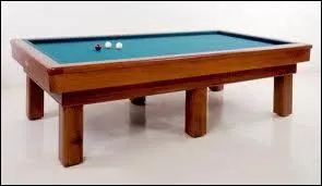 A quel type de billard peut-on jouer sur cette table ?