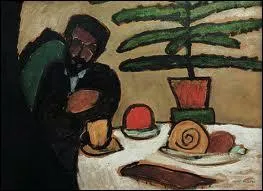 Qui a peint 'Homme  table' ?