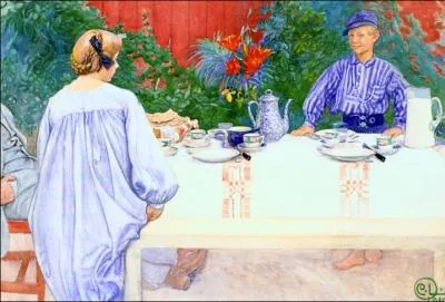 Qui a peint 'A la table du petit djeuner' ?